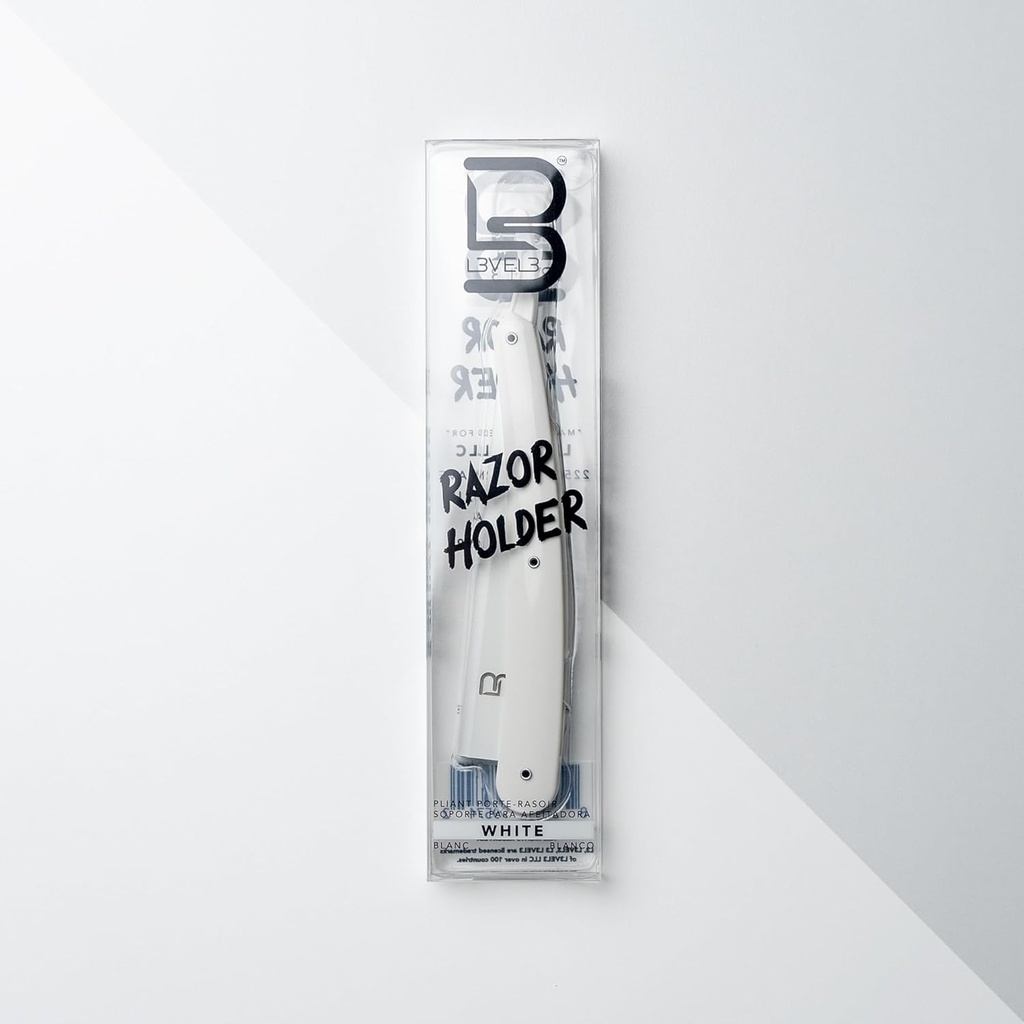 Level 3 Straight Razor Holder WHITE