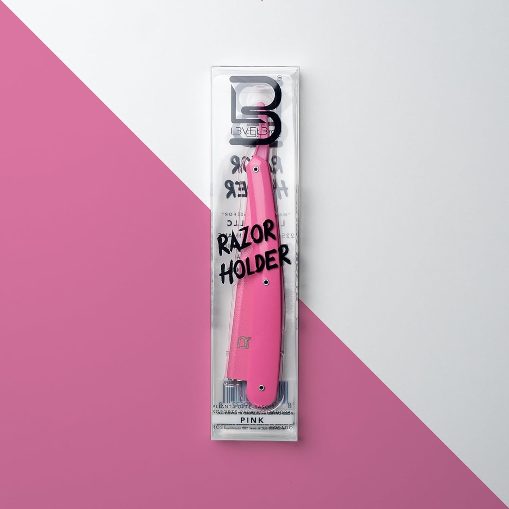 Level 3 Straight Razor Holder PINK