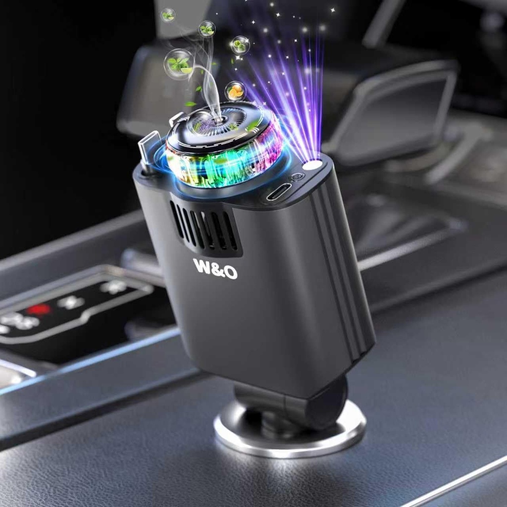  4 in1 Retractable Car Charger with Built in Earbuds