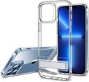 ESR Patented Metal Kickstand Case Compatible with iPhone 14 Pro Max, Two Ways to Tilt, Reinforced Drop Protection, Slim and Soft Case, Transparent