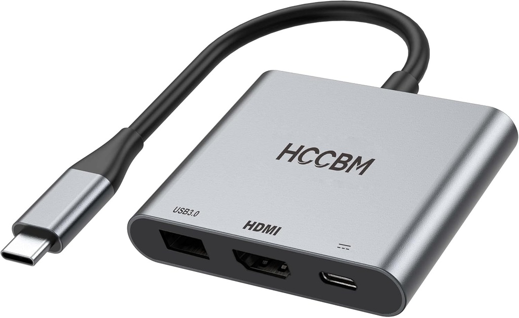 HCCBM 3-in-1 USB C to HDMI ADAPTER