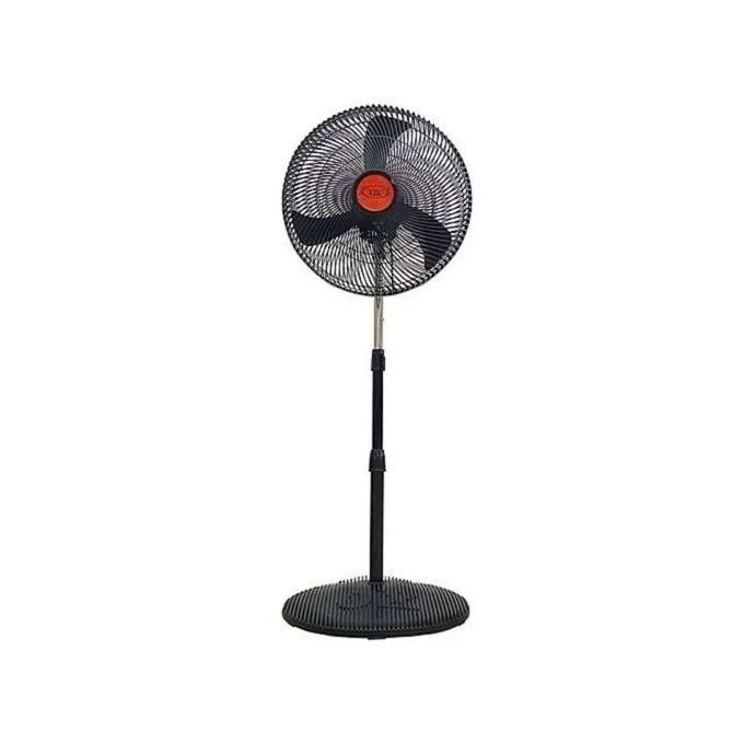 AVA 18" STANDING FAN BLACK  