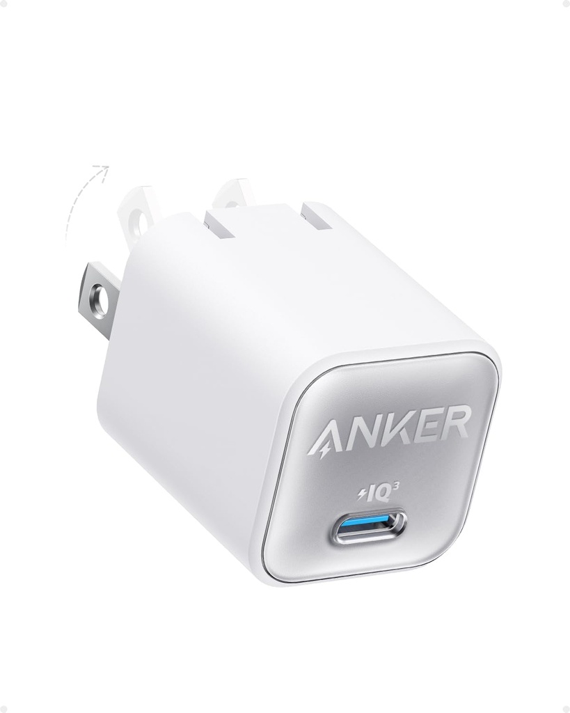 Anker Zolo USB C Charger Block, 30W PIQ 3.0 