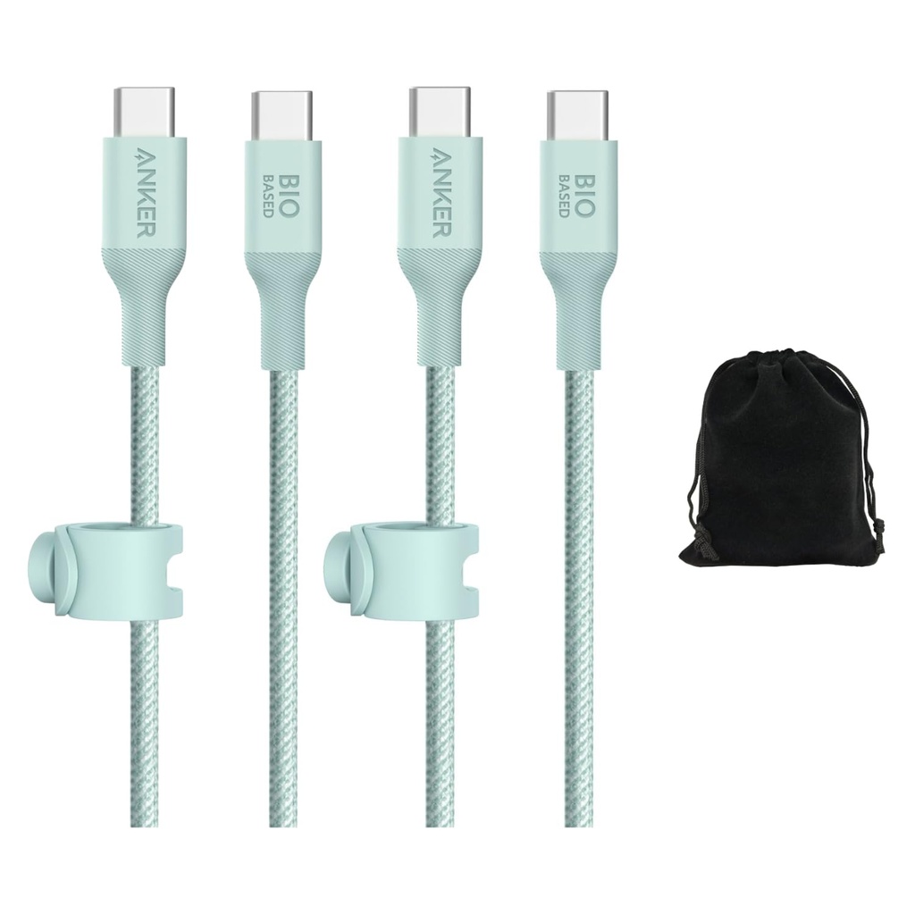 Anker 544 Bio-Nylon USB-C to USB-C Cable 10FT 140W