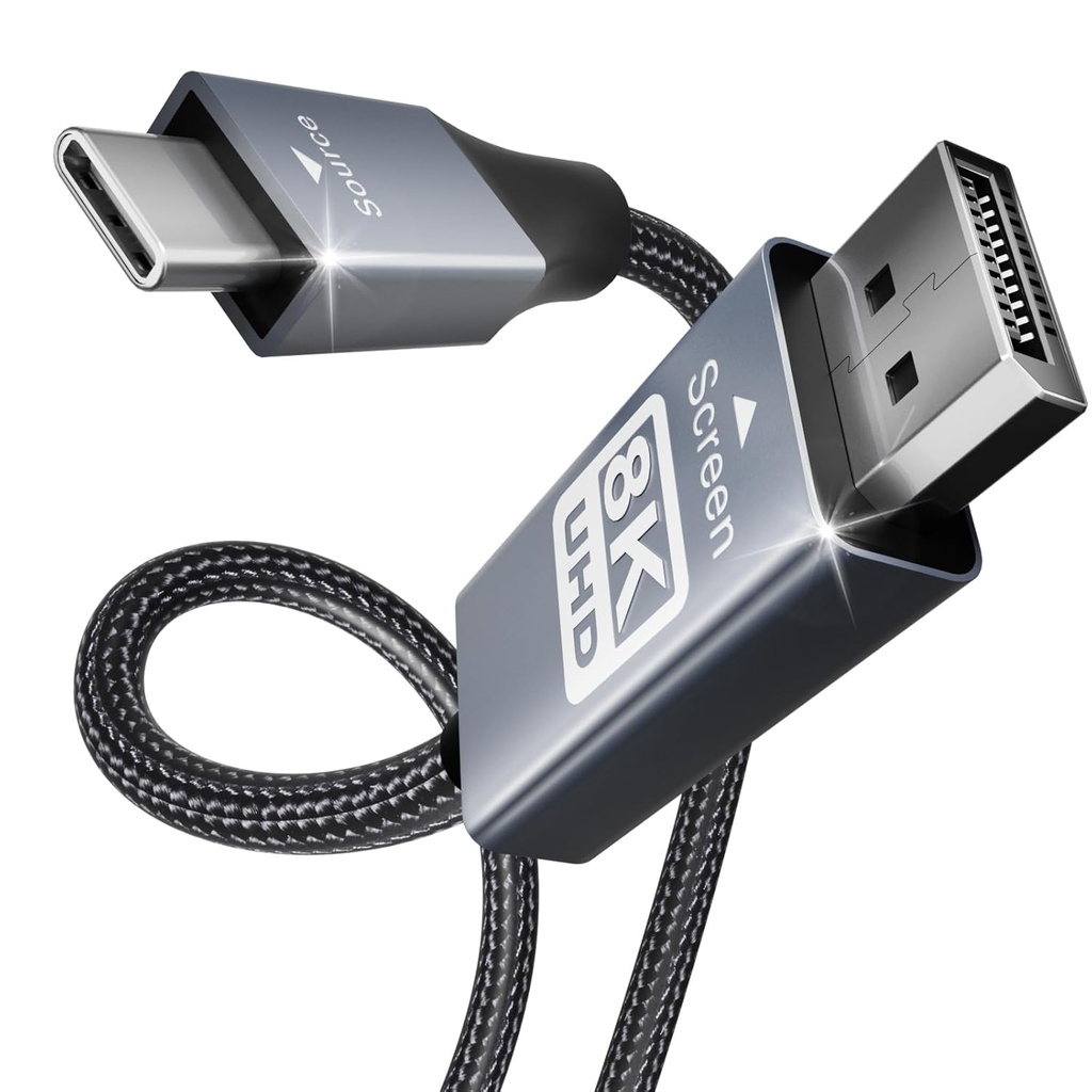 BENFEI USB-C to DisplayPort 6 Feet Cable(4K@60Hz 2K@144Hz)