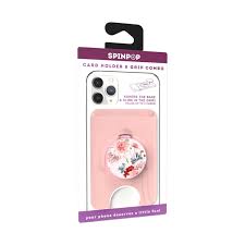Spinpop MAGNETIC CARD HOLDER AND GRIP COMBO