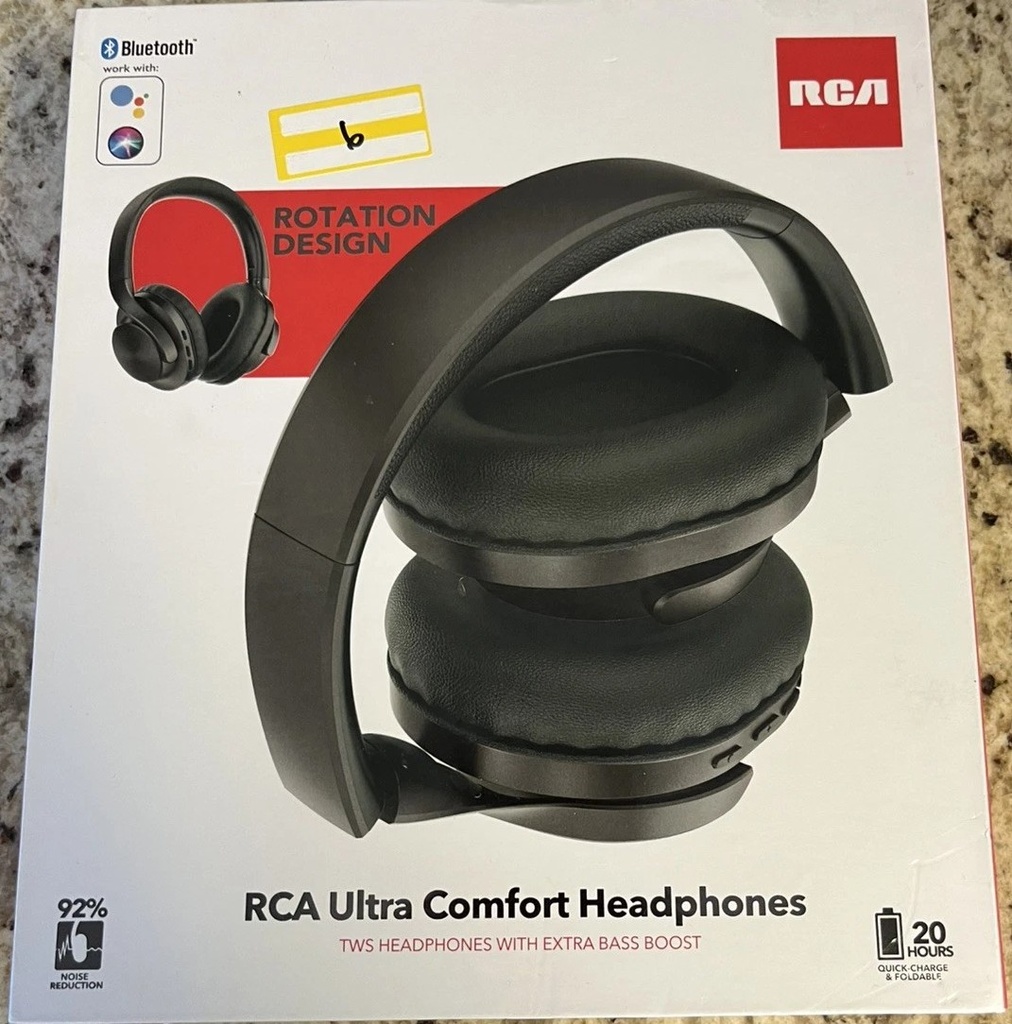 RCA ULTRA COMFORT HEADPHONES 