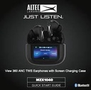 ALTEC LANSING VIEW360 ANC Earphones (BLACK)