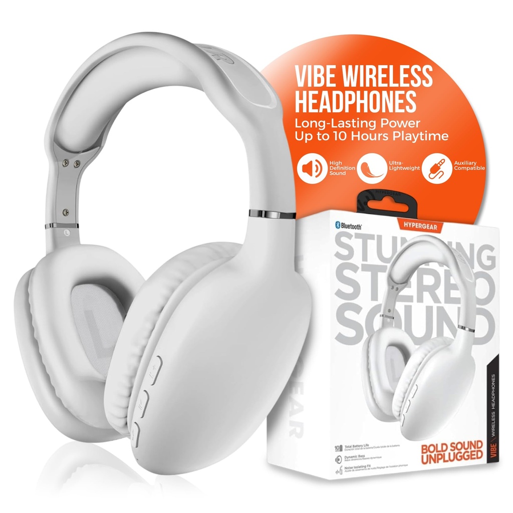 HYPERGEAR VIBE WIRELESS HEADPHONES 
