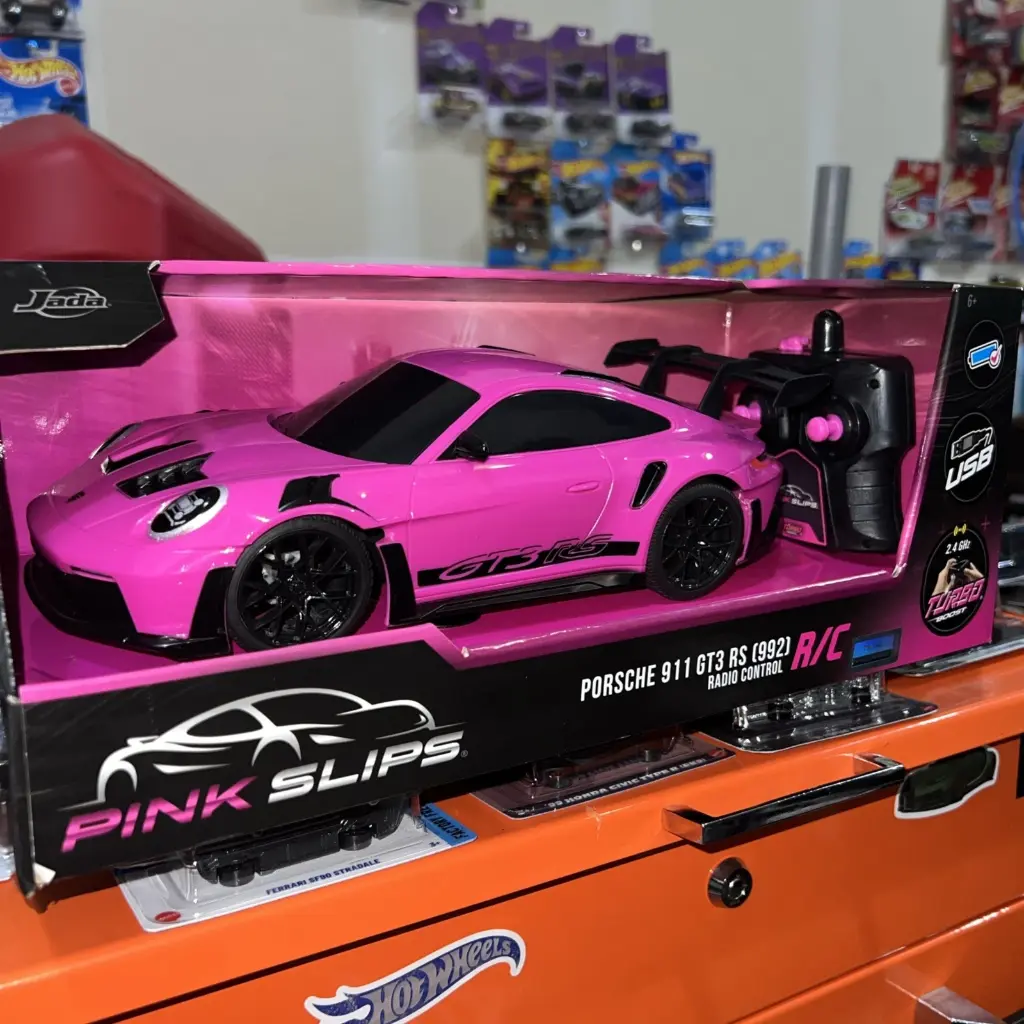 Jada Pink Slips Porsche 911 GT3 RS Toy Vehicle 1:18 Scale PINK