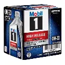 Mobil 1 SAE 0W-20 HIGH MILEAGE ADVANCED FULL SYNTHETIC MOTOR OIL 1 quarts 