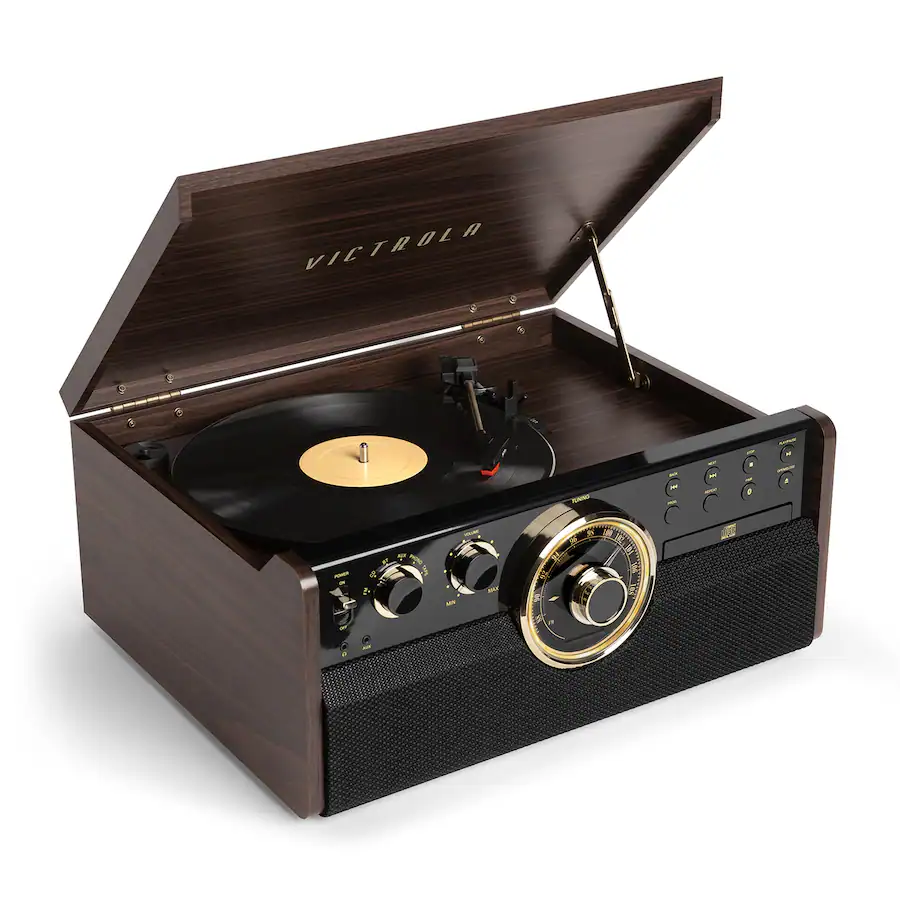 Victrola - The Empire Signature Bluetooth 6-in-1 Record Player 