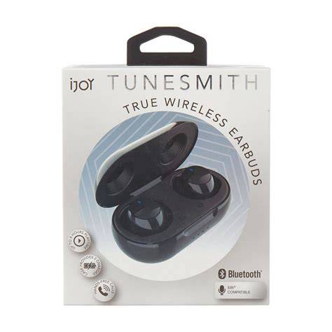 iJOY TUNESMITH TRUE WIRELESS EARBUDS BLACK