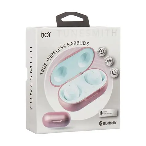 iJOY TUNESMITH TRUE WIRELESS EARBUDS PINK