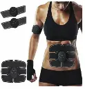 Brookstone Ems training muscle toning and stimulator kit