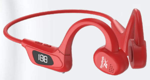 REEBOCK BONE CONDUCTION WIRELESS HEADPHONE WITH DIGITAL DISPLAY