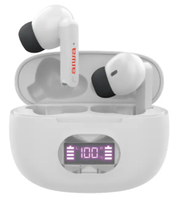AIWA PRODIGY TOUCH WIRELESS EARPHONE WITH TOUCH SCREEN