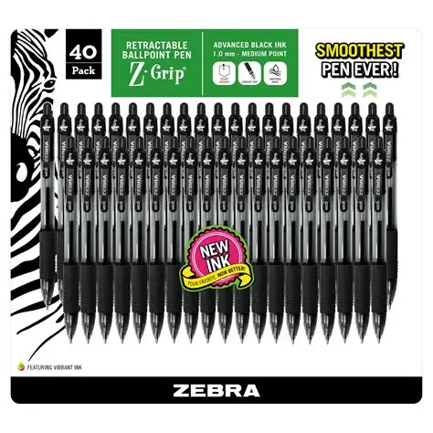 Z-GRIP RETRACTABLE BALLPOINT 40PACK PEN