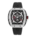 Giorgio Milano Black Chrono with date Black rubber strap 233STBK313 MAESTRO