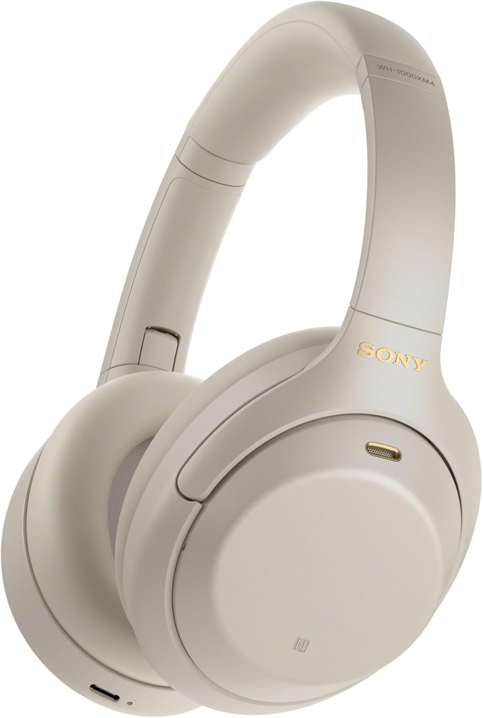Sony WH-1000XM4 Wireless Premium Noise Canceling Overhead Headphones with Alexa and Mic, Silver