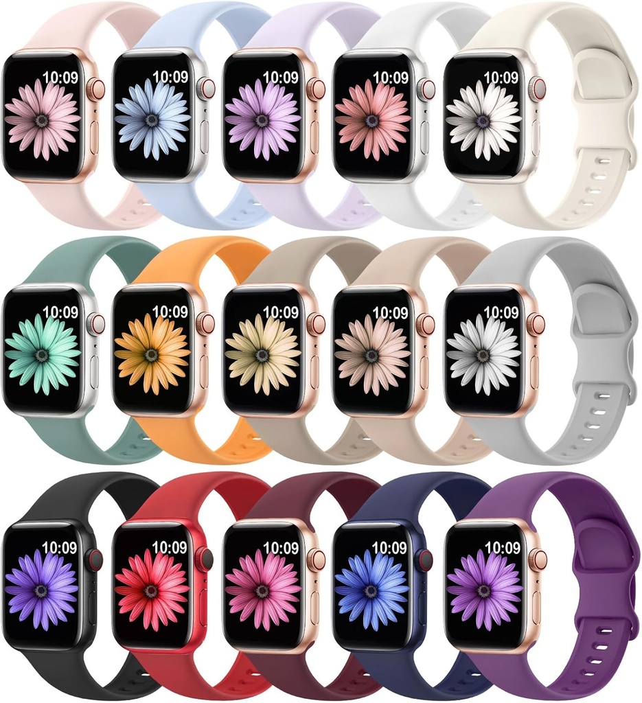 Apple watch Soft Silicone Bands for Series10, 38/40/41mm