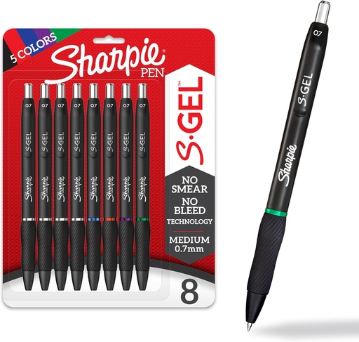 Sharpie S Gel Pens, 14 ct. - 12 Black and 2 Blue