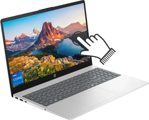 HP 15.6" Touchscreen Laptop, Intel Core i3 Processor, 8GB Memory, 256GB SSD, Microsoft CoPilot 15-fd0883nr