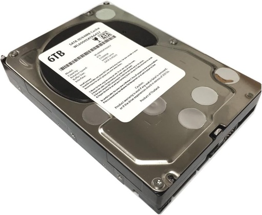 WL 6TB 5700RPM 64MB Cache 5700RPM SATA III (6.0Gb/s) 3.5" Internal Hard Drive (Desktop PC, CCTV DVR, NAS) - w/1 Year Warranty