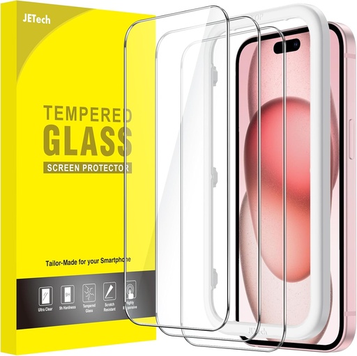 JETech iphone tempered glass 3 pack 