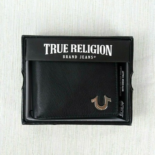 TRUE RELIGION BLACK WALLET 