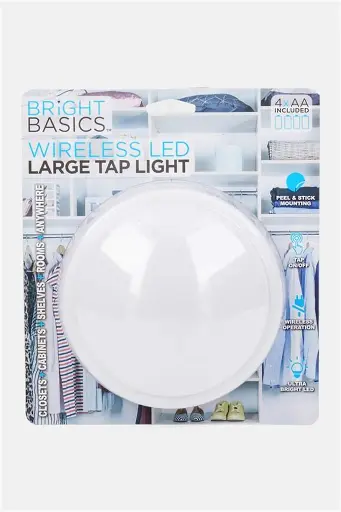 BRIGHT BASIC WIRELESS LED LARGE TAP LIGHT