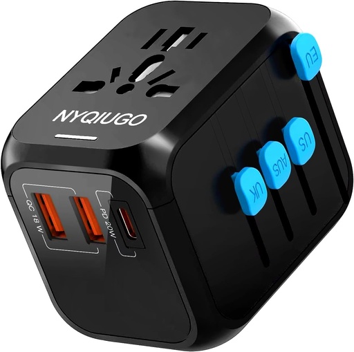 NYQIUGO TRAVEL ADAPTER