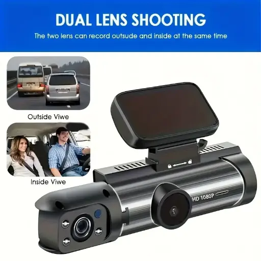 CAR DVR DUAL Dash CAMERA VIDEO 