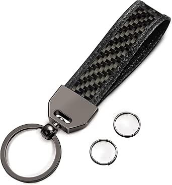  Keychain Car Pendant High-End Carbon Tape